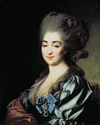 Portrait of Princess Praskovia Nikolayevna Repnina (1756-84), 1781
